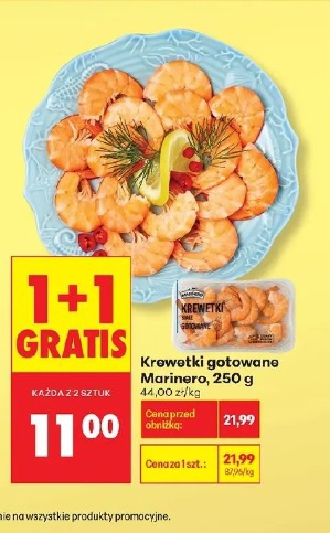 Krewetki gotowane Marinero