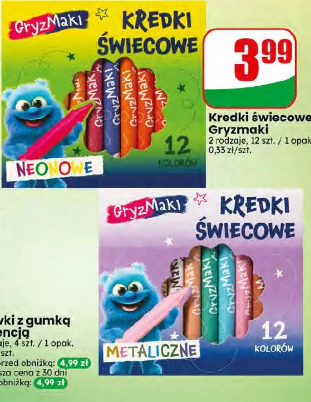 Kredki świecowe GryzMaki