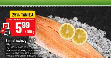 Łosoś świeży filet