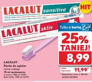 Lacalut Sensitive, Aktiv Pasta do zębów