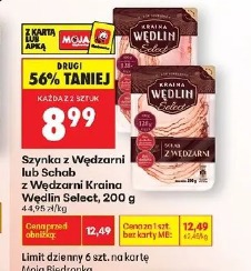 Szynka z Wędzarni lub Schab z Wędzarni Kraina Wędlin Select