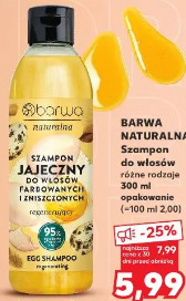 Barwa Naturalna szampon jajeczny do włosów farbowanych i zniszczonych