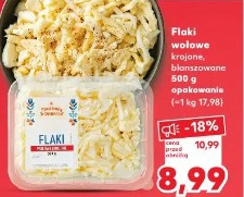 Flaki wołowe krojone, blanszowane Stad takie Dobre!