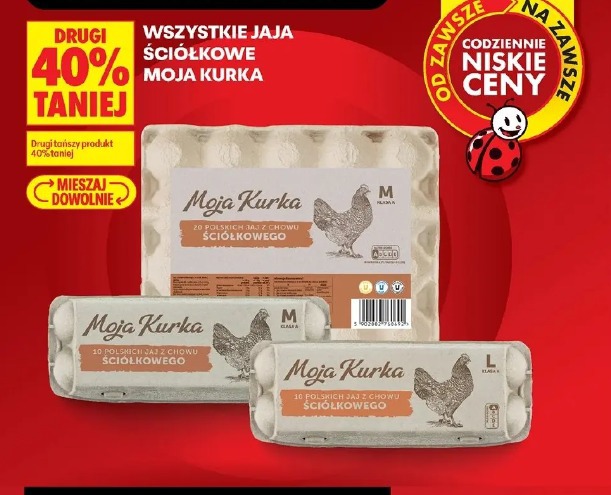 Wszystkie jaja ściółkowe Moja Kurka