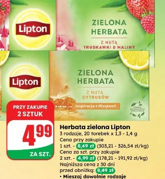 Herbata zielona Lipton
