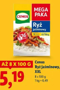 Cenos Ryż jaśminowy, XXL