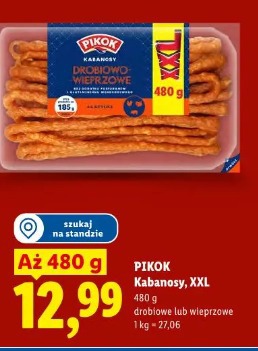 PIKOK Kabanosy, XXL