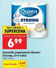 Ręczniki papierowe Queen Strong, 2–4 rolki