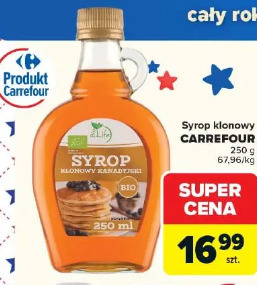 Syrop klonowy Carrefour