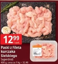 Paski z Fileta kurczaka Sielskiego Superdrob