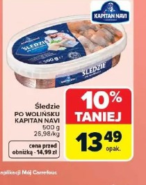 Śledzie po wołńsku Kapitan Navi