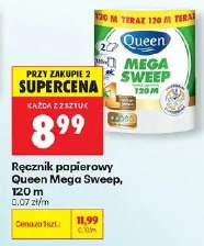 Ręcznik papierowy Queen Mega Sweep, 120 m