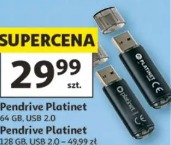 Pendrive Platinet 64 GB, USB 2.0