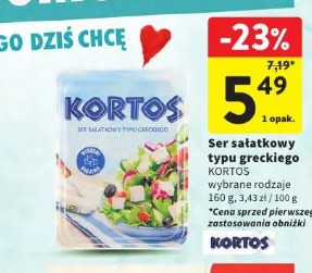 Ser sałatkowy typu greckiego KORTOS