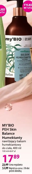 My'Bio PEH Skin Balance Humektanty nawilżający balsam humektantowy do ciała