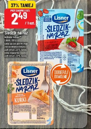 Śledzik na raz Lisner