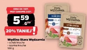 Wędlina Stara Wędzarnia szynka krucha szynka wędzona