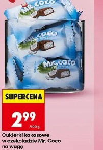 Cukierki kokosowe w czekoladzie Mr. Coco