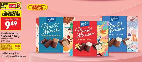 Ptasie Mleczko E.Wedel 340 g