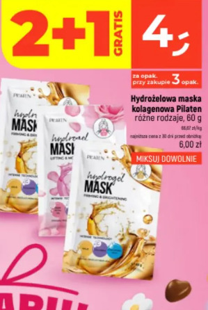 Hydrożelowa maska kolagenowa Pilaten