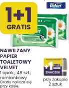 Nawilżany papier toaletowy Velvet