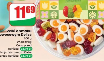 Deliss żelki o smaku owocowym