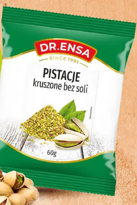 Pistacje kruszone bez soli Dr.Ensa