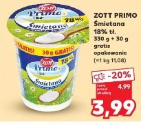 Zott Primo Śmietana 18% tł.