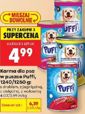 Puffi karma dla psa w puszce