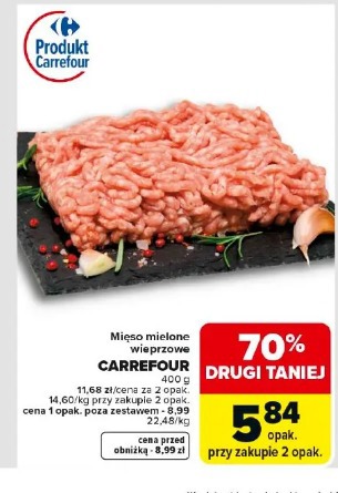 Mięso mielone wieprzowe Carrefour
