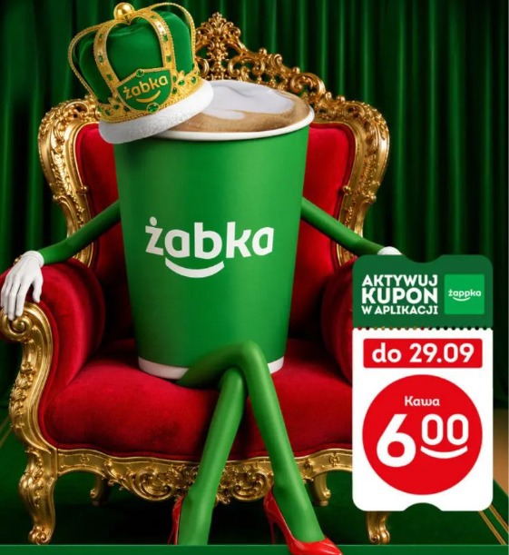Kawa na ciepło Żabka