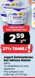 Jogurt śmietankowy bez laktozy Maluta