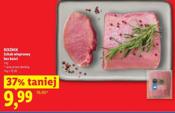 Rzeźnik Schab wieprzowy bez kości