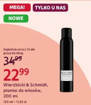 Wierzbicki & Schmidt, pianka do włosów