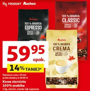 Kawa ziarnista 100% arabika