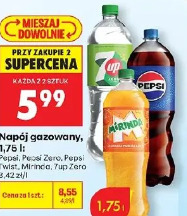 Pepsi, Pepsi Zero, Pepsi Twist, Mirinda, 7up napój gazowany