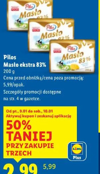 Pilos Masło ekstra 83%