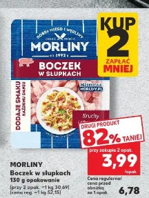 MORLINY Boczek w słupkach