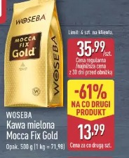 Woseba Kawa mielona Mocca Fix Gold