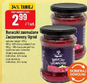 Buraczki zasmażane Zaczarowany Ogród