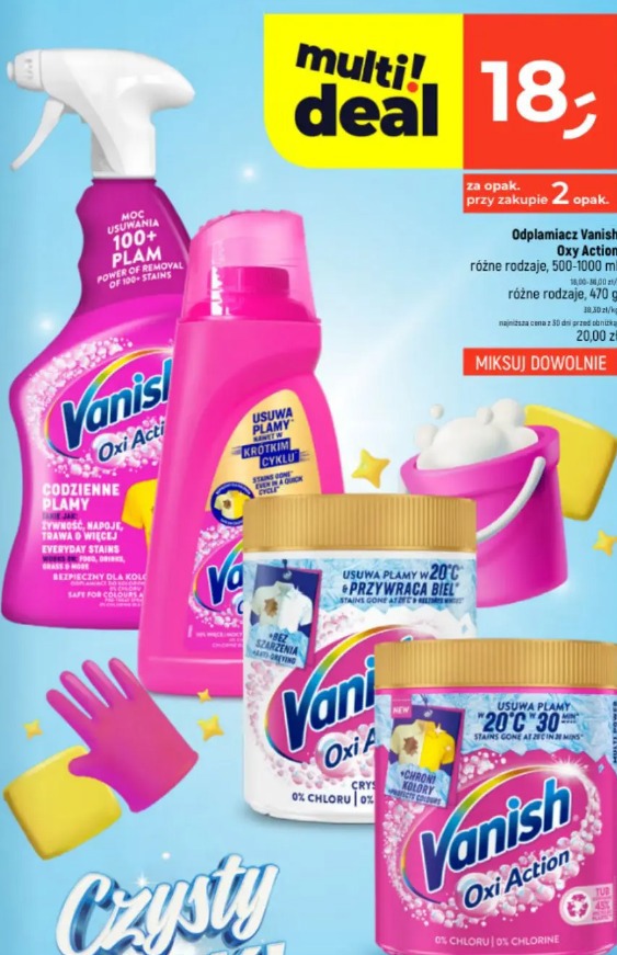 Odpamiacz Vanish Oxi Action