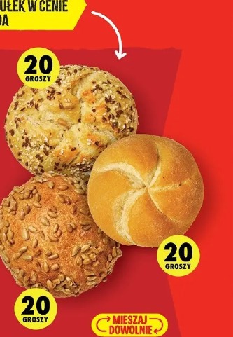 Bułka śniadaniowa z ziarnami