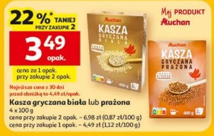 Kasza gryczana biała lub prażona Auchan