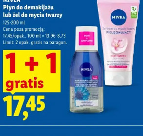 Nivea Płyn do demakijażu lub żel do mycia twarzy