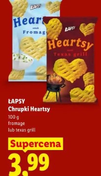 Łapsy Chrupki Heartsy
