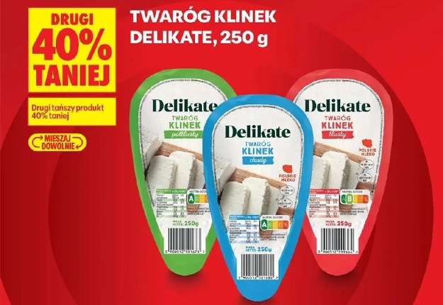 Twaróg klinek Delikate 250 g