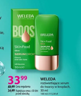 WELEDA rozświetlające serum do twarzy w kroplach