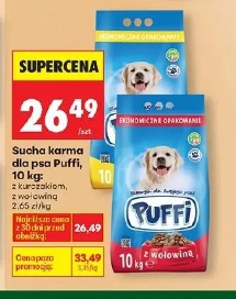 Sucha karma dla psa Puffi, 10 kg