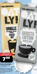 Oatly napój owsiany waniliowy lub Barista Edition