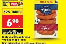 Kiełbasa Śląska Kraina Wędlin, Mega Paka